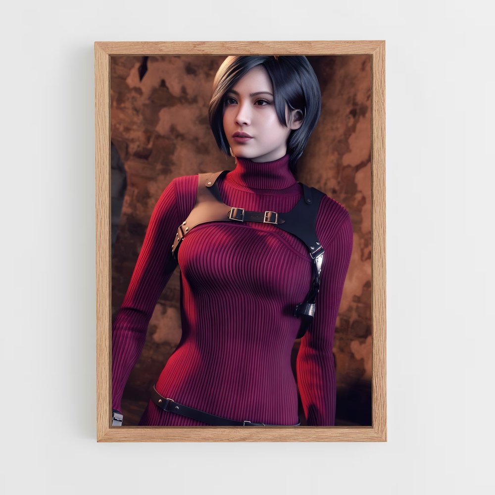 Poster Ada Evil – affiche Resident Evil (vue 4)